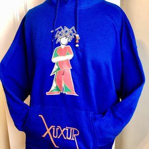 XUXU Shamballa Hand Jeweled Hoodie